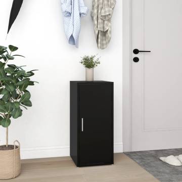 Shoe Cabinet Black 32x35x70 cm | Durable Storage Solution