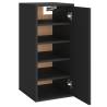 Shoe Cabinet Black 32x35x70 cm | Durable Storage Solution