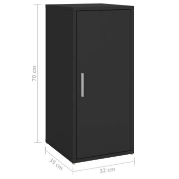 Shoe Cabinet Black 32x35x70 cm | Durable Storage Solution