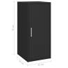 Shoe Cabinet Black 32x35x70 cm | Durable Storage Solution