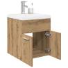  Sink Cabinet with Built-in Basin and Faucet Artisan Oak Colour artisan oak Size 41 x 38.5 x 46 cm Model with faucet Number of 1 