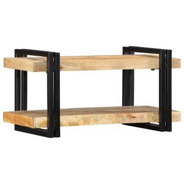 Wall Shelf 70x33 cm Solid Mango Wood - Stylish Storage