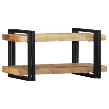 Wall Shelf 70x33 cm Solid Mango Wood - Stylish Storage