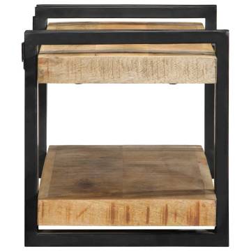 Wall Shelf 70x33 cm Solid Mango Wood - Stylish Storage