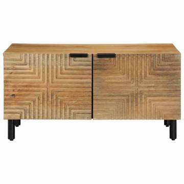 Coffee Table Brown 80x50x40 cm Solid Wood Mango - HipoMarket