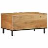 Coffee Table Brown 80x50x40 cm Solid Wood Mango - HipoMarket