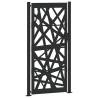 Garden Gate Black 105x205 cm Steel Light Design | HipoMarket