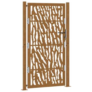 Garden Gate 105x180 cm Weathering Steel | Hipomarket UK