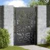  Garden Gate Black 105x155 cm Steel Flame Design Colour steel/black Size 105 x 155 cm Model flame design 