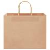 Brown Paper Bags with Handles - 50 pcs | HipoMarket