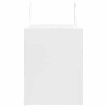 White Paper Bags 250 pcs with Handles | Durable & Eco-Friendly