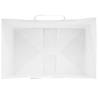 White Paper Bags 250 pcs with Handles | Durable & Eco-Friendly