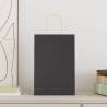 Paper Bags with Handles | 50 pcs Black 21x11x31 cm