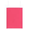 Eco-Friendly Pink Paper Bags with Handles | 50 pcs