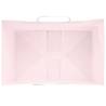 Eco-Friendly Pink Paper Bags with Handles | 50 pcs