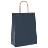 Paper Bags 50 pcs Blue 21x11x28 cm - Eco-Friendly & Versatile