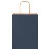 Paper Bags 50 pcs Blue 21x11x28 cm - Eco-Friendly & Versatile