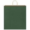 Eco-Friendly Green Paper Bags with Handles - 250 pcs