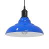  Pendant Lamp Height Adjustable E27 Gloss Dark Blue Ø 31 cm Metal Colour gloss dark blue Quantity in Package 1 Bulb Quantity 