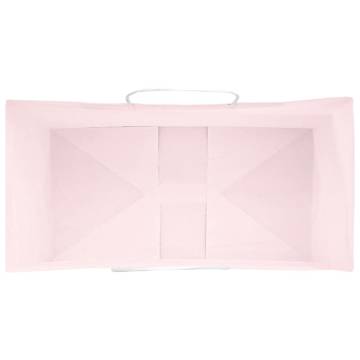 Paper Bags 50 pcs with Handles - Pink 32x17x44 cm