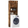  Washing Machine Cabinet Smoked Oak 64x24x190 cm Engineered Wood Colour smoked oak Number of 1 