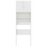 High Gloss White Washing Machine Cabinet | 64x24x190 cm