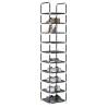  Shoe Rack 10-Tier Black 33x33x174 cm Non-woven Fabric Quantity in Package 1 Number of Number of shelves 