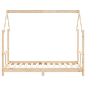 Kids Bed Frame 80x160 cm Solid Wood Pine | Hipo Market