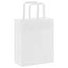 250 White Paper Bags with Handles - Eco-Friendly Packaging