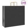  Paper Bags 250 pcs with Handles Black 54x15x49 cm Colour black Size 54 x 15 x 49 cm Quantity in Package 250 