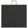 250 Pcs Black Paper Bags with Handles - Durable & Eco-Friendly