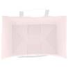 50 Pink Paper Bags with Handles | Durable & Recyclable