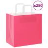  Paper Bags 250 pcs with Handles Pink 26x17x25 cm Colour pink Size 26 x 17 x 25 cm Quantity in Package 250 