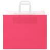 250 Pink Paper Bags with Handles - Eco-Friendly & Durable