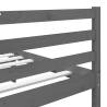 Grey Solid Pine Bed Frame 140x190 cm - Modern & Stylish