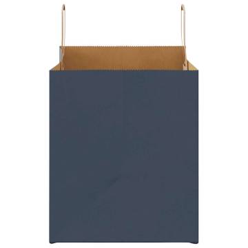 Blue Paper Bags with Handles - 50 pcs | Sustainable & Stylish