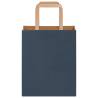 250 Blue Paper Bags with Handles | Eco-Friendly Packaging