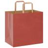 Red Paper Bags with Handles - 250 pcs | Eco-Friendly Packaging