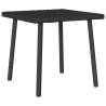  Garden Coffee Table Rectangular Black 40x40x37 cm Poly Rattan Colour black Size 40 x 40 x 37 cm Quantity in Package 1 