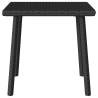 Garden Coffee Table Rectangular Black 40x40 cm | Hipo Market