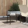 Garden Coffee Table Rectangular Brown - 60x40 cm | HipoMarket