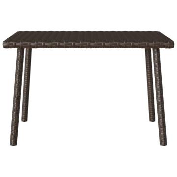 Garden Coffee Table Rectangular Brown - 60x40 cm | HipoMarket