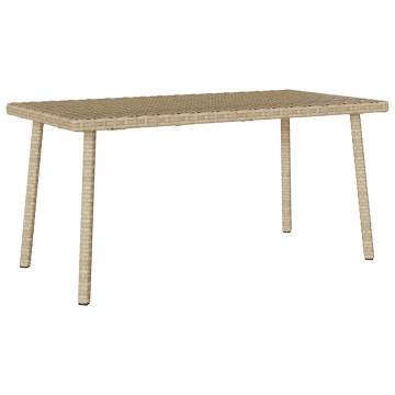 Garden Coffee Table Rectangular Beige - 80x40 cm | HipoMarket