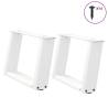  Coffee Table Legs U-Shaped 2 pcs White 50x(30-31) cm Steel Colour white Size 50 x (30-31) cm Quantity in Package 1 Number of 