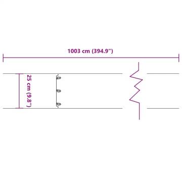 Lawn Edgings 10 pcs Black 25x103 cm Cold-rolled Steel