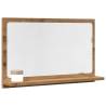  Bathroom Mirror Cabinet Artisan Oak 60x11x37 cm Engineered Wood Colour artisan oak Size 60 x 11 x 37 cm Quantity in Package 1 