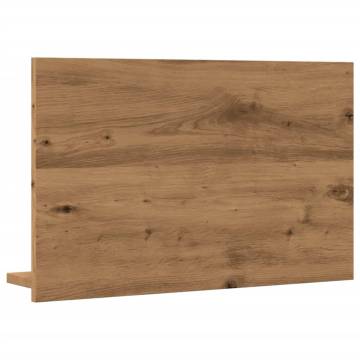 Artisan Oak Bathroom Mirror Cabinet - 60x11x37 cm