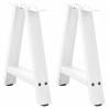  Coffee Table Legs A-Shaped 2 pcs White 38x(42-43) cm Steel Colour white Size 38 x (42-43) cm Quantity in Package 1 Number of 