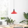 Adjustable Gloss Red E27 Pendant Lamp - Stylish Lighting