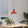 Adjustable Gloss Red E27 Pendant Lamp - Stylish Lighting